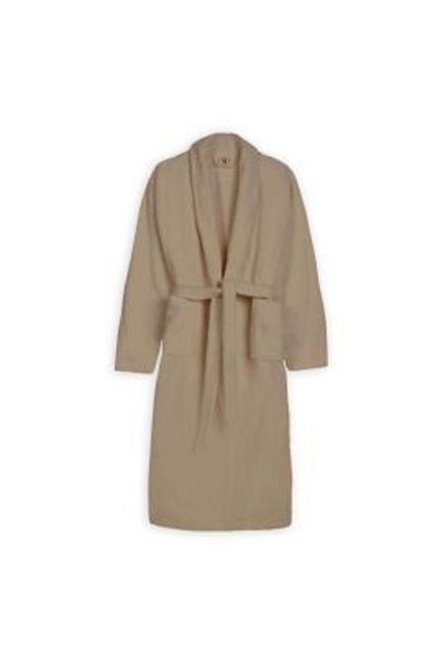 Ralex Bathrobe and SPA Hotel with Kimono Collar, Velour 100% Cotton, Unisex L-XL, 420 g/m², Cappuccino