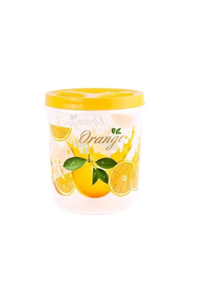 Generic حاويات تخزين ESQUBE للمطبخ | بغطاء متين (حاويات حبوب، دقيق، وسكر) - أصفر