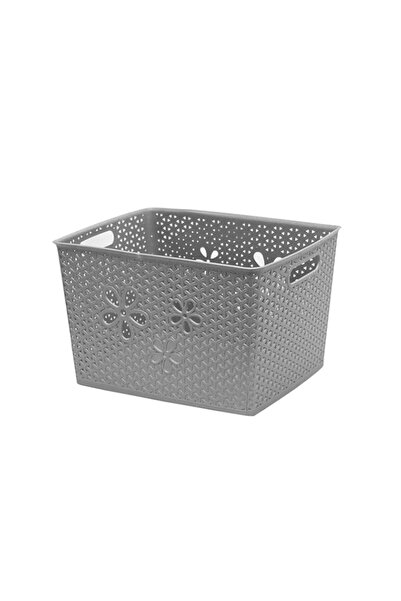 Generic Esqube Zeta laundry basket, Grey Color