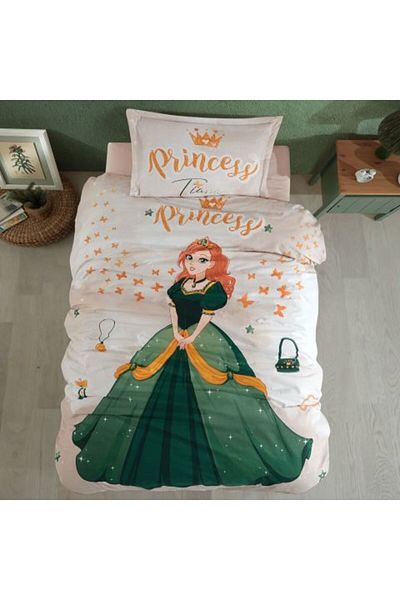 Ralex Set de lenjerie de pat pentru persoană singură 100% bumbac Ranforce 3 piese - Clasy Tiana