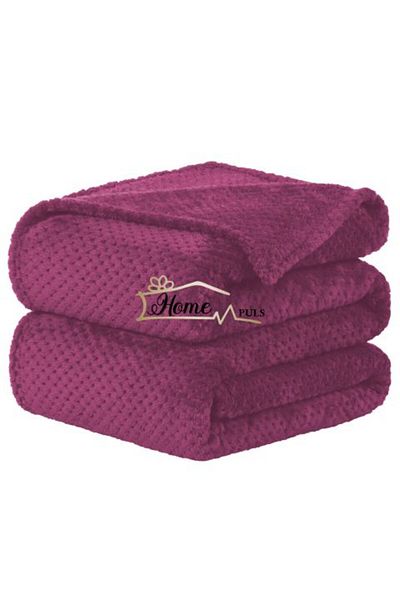 Ralex Cocolino DOT Embossed Blanket 200 x 230 cm Lila