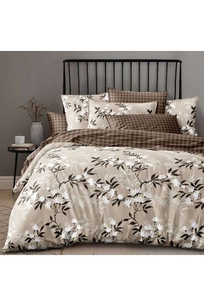 Ralex Double Bed Set Economy 4 Pieces, Bedsheet 230 x 250 cm and Duvet 200 x 230 cm, 2 Pillowcases 50 x 70