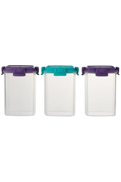 Generic Sistema To Go Knick Knack Pack, 138ML - Multi-Colour, Pack Of 3