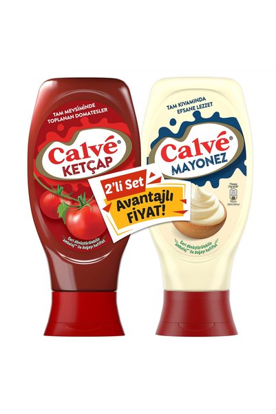 Calve İkili Set Ketçap 430 G + Mayonez 380 G x 1 Adet