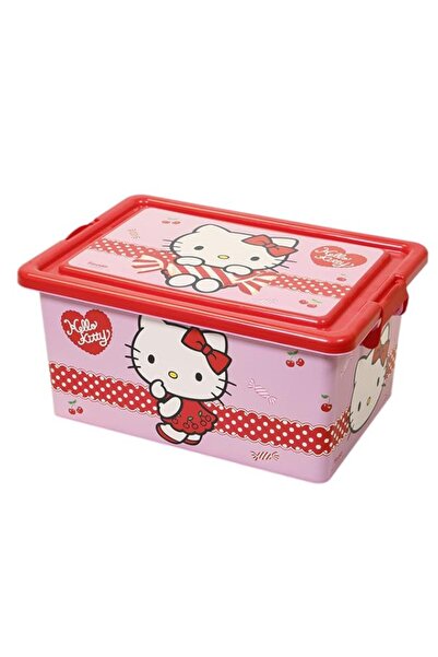 Generic Hello Kitty Disney Hello Kitty Cherry Jam Storage Container, 13 Litre Capacity, Red/Pink