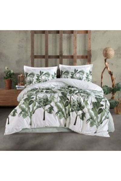 Ralex Double Bed Linen 100% Cotton Ranforce 4 pieces extra large, sheet 240 x 260 cm, quilt 200 x 220 cm,