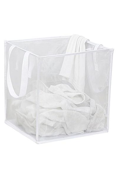Generic JCZD Storage & Laundry Baskets, Sturdy Mesh Laundry Basket with Handles, Collapsible, Multifunction