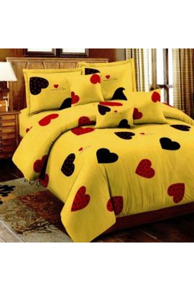 Ralex Economic bedding pack double bed Finet 6 pieces + 2 quilted pillows 50 x 70 cm + quilt 200 x 215 cm