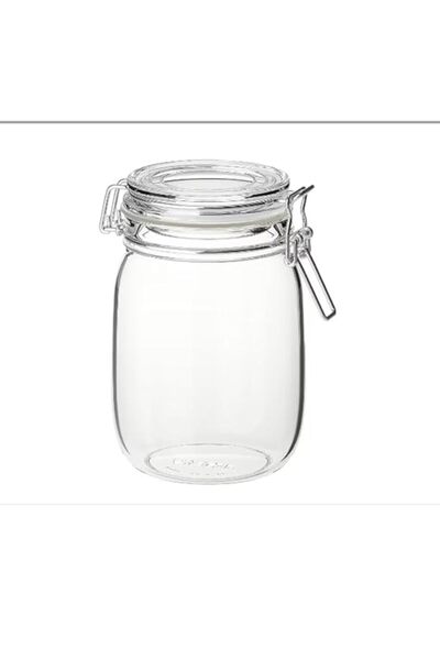 Generic Ikea KORKEN - Jar with lid, clear glass - 1 l