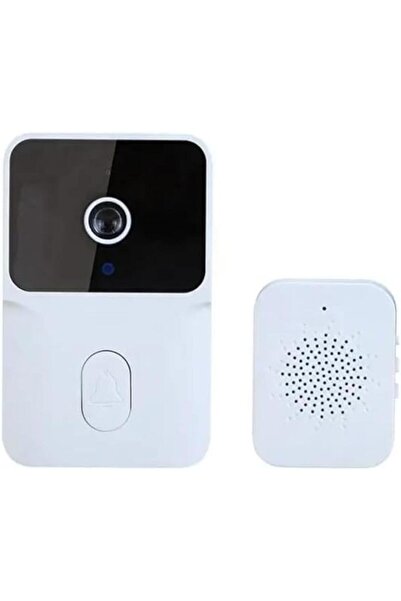 Tradeo جرس باب فيديو لاسلكي ذكي بدقة 1080 بكسل عالية الدقة، ورؤية ليلية، وجهاز اتصال داخلي ثنائي الاتجاه لأمن المنزل.