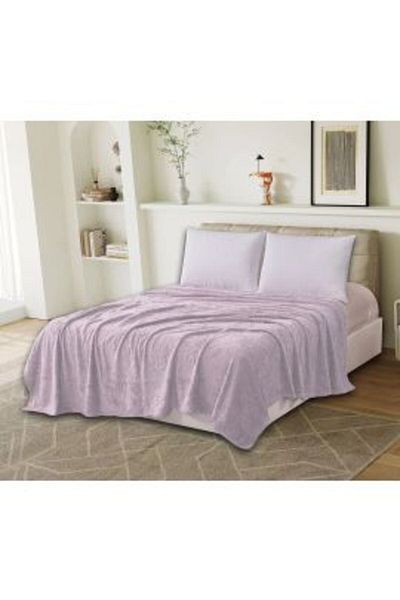 Ralex Cocolino UNI Blanket for Double Bed 200 x 230 cm, Butterfly Pattern, Lilac