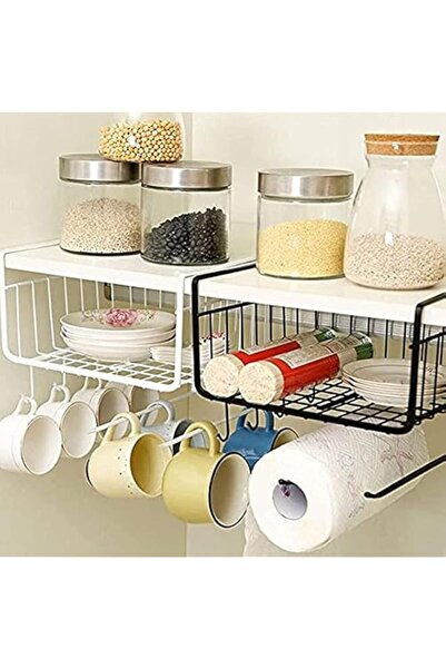 Generic سلة أسفل الرف للمطبخ من سوق (أبيض)