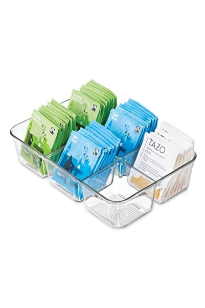 Generic منظمو أدوات المطبخ من إنترديزاين، بلاستيك، شفاف