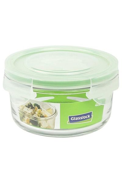 Generic Glasslock MCCB-040 Round Food Storage Canister, 400 ml Capacity