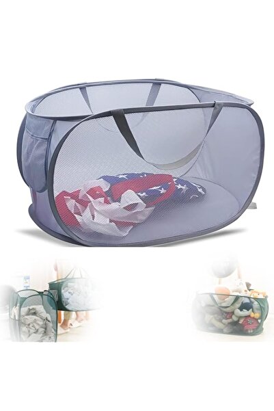Generic NALACAL Mesh Pop-up Laundry Hamper, Collapsible Laundry Basket, Sturd...