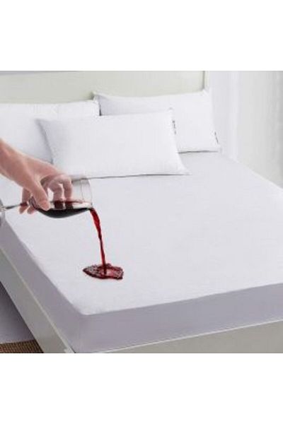 Ralex Husă protecție pat frotir bumbac 100% impermeabilă pentru saltea de 90 x 200 cm sau 100 x 200 cm