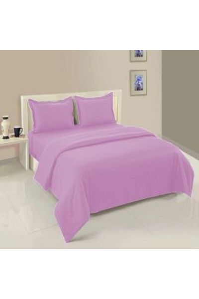 HomePuls Bed Linen with Elastic Damask Polycotton Stripe 1 cm, for Mattress 140 x 200 cm, Duvet 160 x 220 cm,