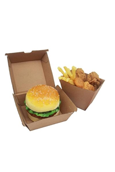 Generic صندوق برجر إندورا من إس إن إتش باكينج، صندوق هامبرجر جاهز للاستخدام، ...