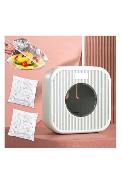 Generic صندوق تخزين بغلاف بلاستيكي، منظم تخزين لأكياس تغليف الطعام البلاستيكي...