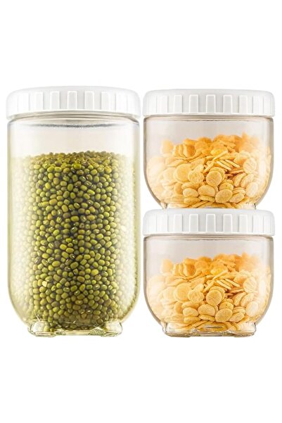 Generic Glass Jars with Screw Airtight Lids, Cute Wide Mouth Bottle Glass Storage Jars with Lids for Food C
