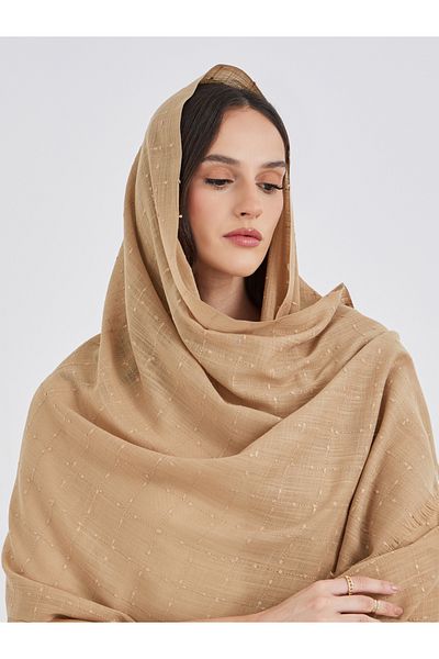 Styli Dobby Frayed Edge Scarf