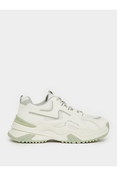 Styli Chunky Sole Lace up Sneakers