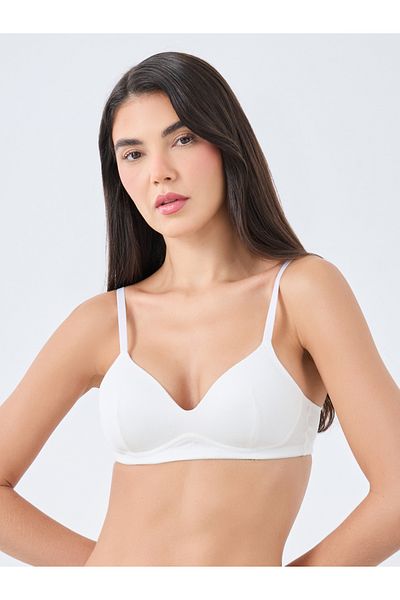 Styli Pack of 3 - Non Wired Ribbed T-Shirt Bra