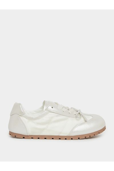 Styli Bow Detail Lace Up Sneakers