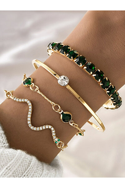 Styli مجموعة من 4 أساور مزخرفة