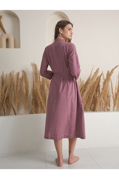 Sanskrutihomes By Styli Embroidered Cotton Bath Robe