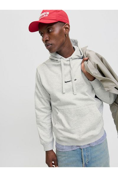 Jack & Jones JORNORREBRO Embroidered Front Detail Hoodie