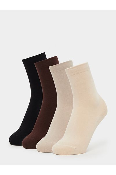 Styli Pack of 4 - Plain Crew Socks