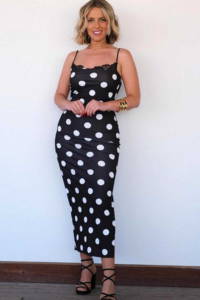 Andress Boutique Rochie midi Leah, Negru