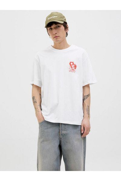 Jack & Jones Jorbellagio Collage Short Sleeve Crew Neck T-Shirt