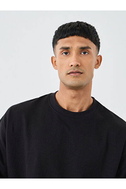 Styli Pack of 2 - Cotton Terry Boxy Crew Neck T-Shirt