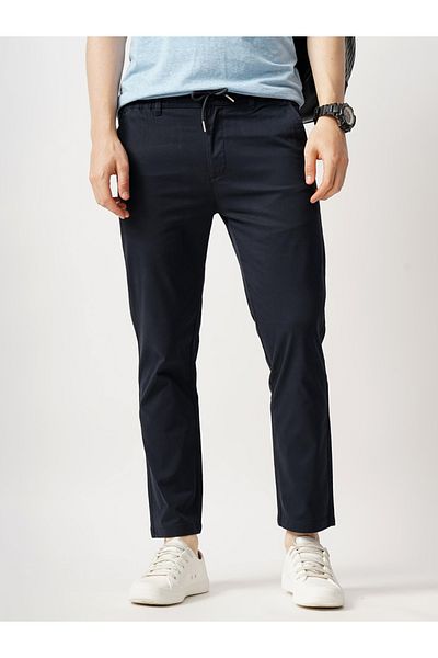 British Club By Styli Men Regular Fit Flat-Front Chinos