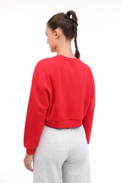 lumberjack Wl 16Kutan Bts799 5Pr Red Women's Sweatshirt