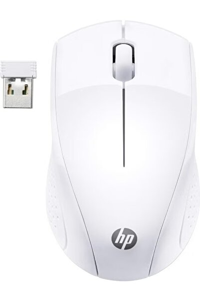HP Wireless Mouse 220 – Smooth Optical Tracking – Compact Design – Snow White