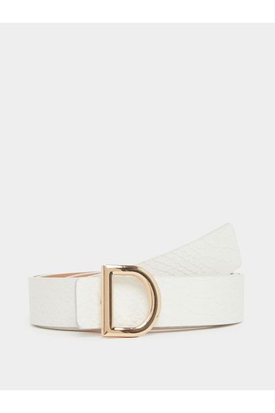 Styli Textured D Ring Belt