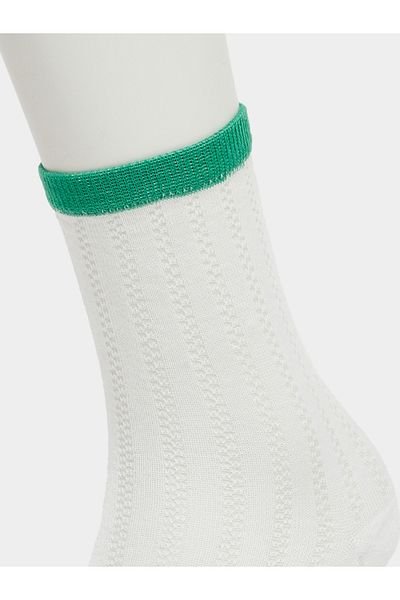 Styli Unisex Teen Socks with Contrast Ribbed