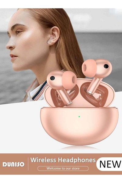 fun zone DUNISO Wireless Headphones Earbuds Bluetooth 5.3 with Wireless Charging Case