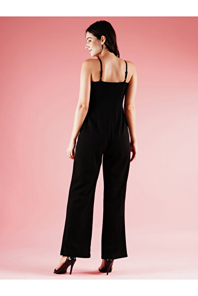 Globus By Styli Sweetheart Neck Strappy Straight Leg Jumpsuit