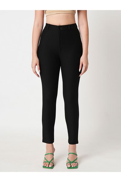 Globus By Styli High-Rise Stretchable Skinny Fit Trousers