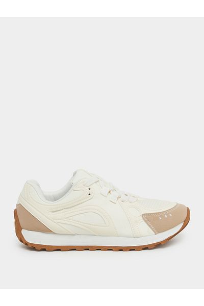 Styli Panelled Lace Up Sneakers