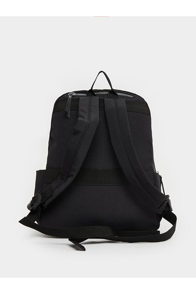 Styli Women Black Front Zipped Backpack