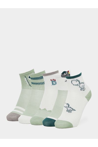 Styli Pack of 5 - Boys Dino Graphic Socks