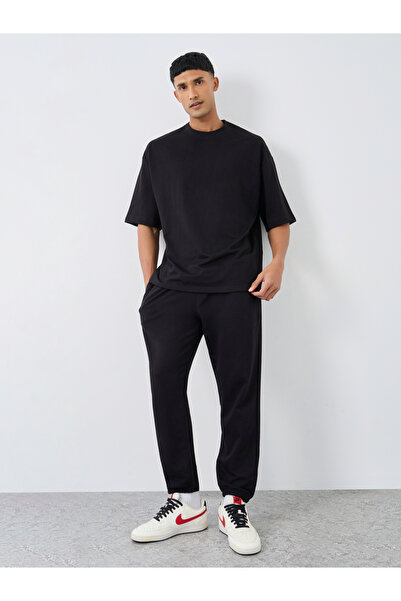 Styli Pack of 2 - Cotton Terry Boxy Crew Neck T-Shirt