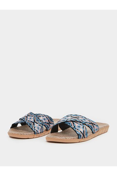 Take Two By Styli Cross Strap Vamp Flat Sandals