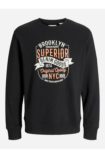 Produkt By Styli Front Graphic Print Crew Neck Sweatshirt