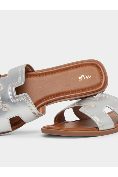 Styli Open Toe Flat Sandals